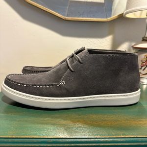 G. BROWN KOALA #826 SUEDE MOC TOE CHUKKA SNEAKER GRAY